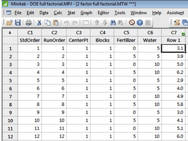DOE-Minitab-TwoFactorial-7-Array