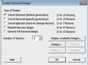 DOE-OFAT-Minitab-2-Designs