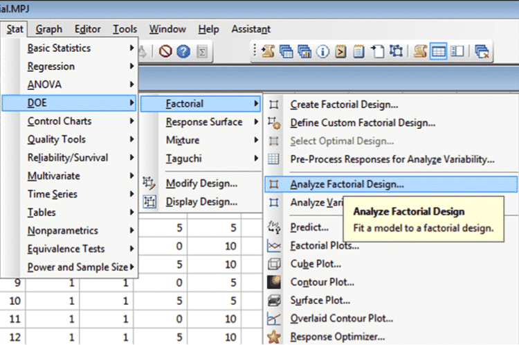 DOE-OFAT-Minitab-8-Analyze-Worksheet