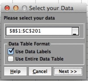 TwoSampleTTest-SigmaXL-SelectData