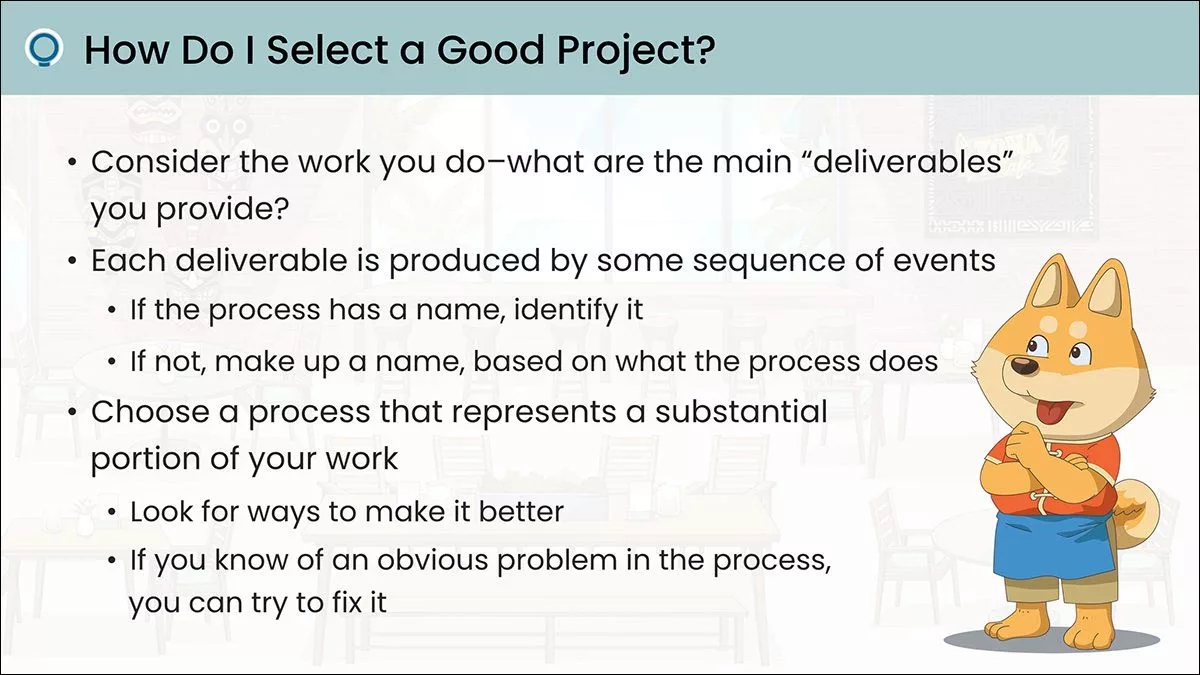 How Do I Select a Good Project